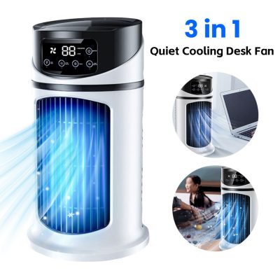 Portable Air Conditioner USB Mini Air Conditioner Air Cooler Fan Water Cooling Fan Air Conditioning Air Cooler For Home Office