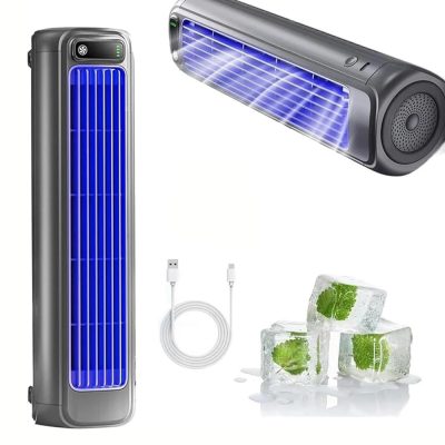 Mini Portable Mobile Air Conditioning, Air Cooler, Air Cooler Silent Fan With USB Charging For Bedroom Kitchen Bathroom